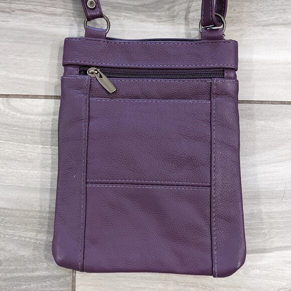 Amaze Exclusive Genuine Leather Crossbody Purse NWT - Picture 5 of 5